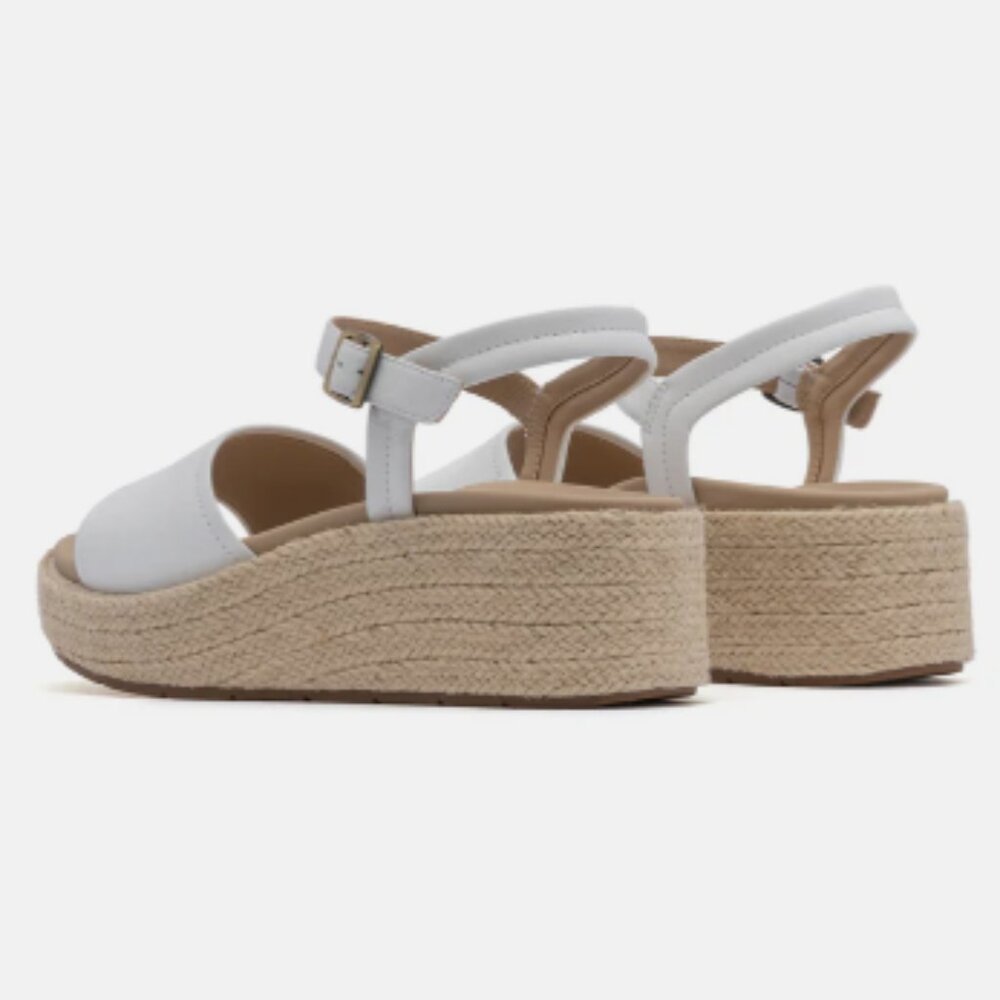 NEW ABEO Solstice Buckle Sandal Metatarsal White Size 8 - Picture 3 of 6